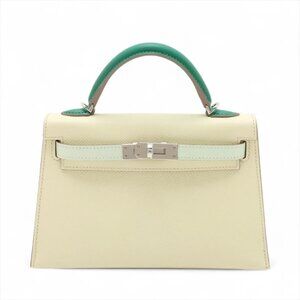 Hermes Hermès mini kelly 2 20 Tricolor Veau Epsom Joanne Milton x Vale Vertigo